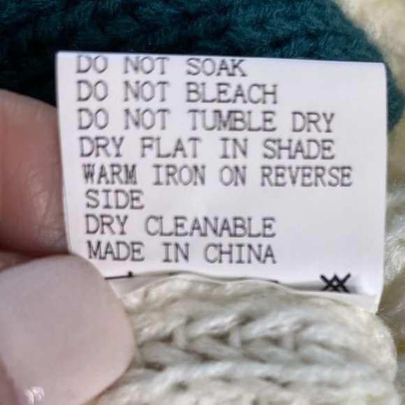 Zaful NWT Womens Blue, Tan, and White Twisted Front Sweater Size M Colorblock - Picture 6 of 10